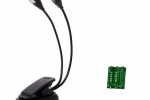LAMPKA PULPITOWA 2-LED Z KLIPSEM