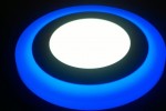 Plafon lampka halogen led super efekt niebiesko