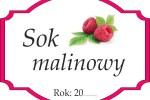 Naklejki etykiety na przetwory