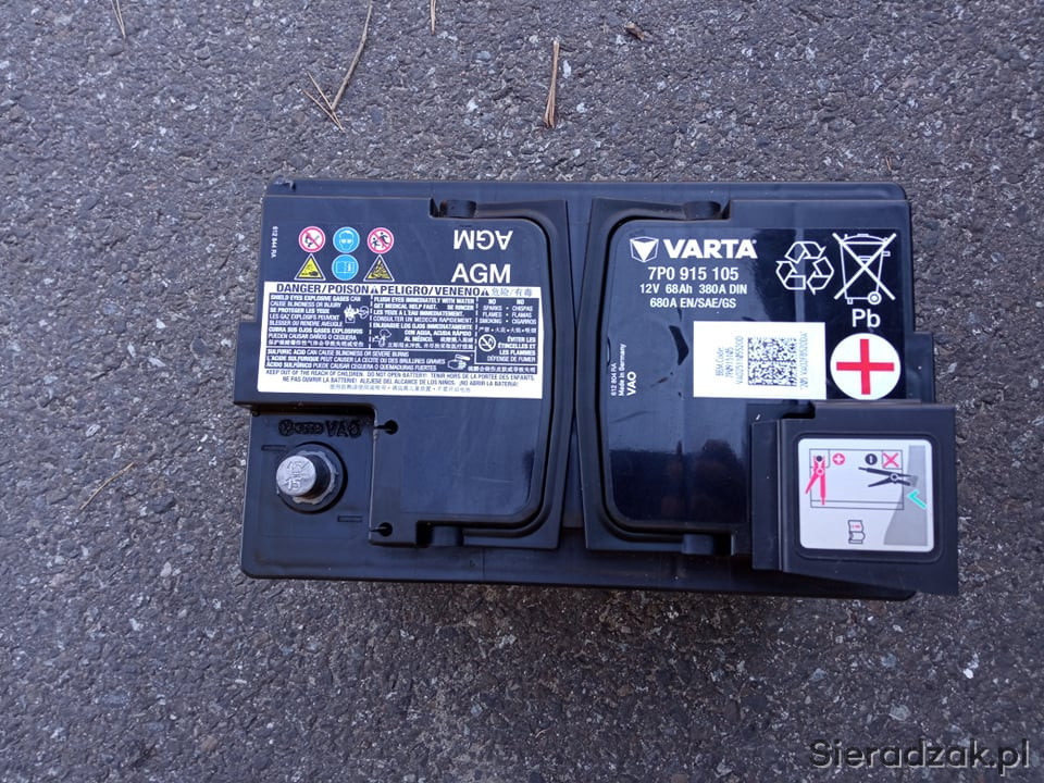 Akumulator VARTA AGM 68Ah 680A (7P0 915 105) - Sieradzak.pl