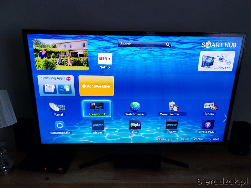 TELEWIZOR 50 cali SAMSUNG UE50ES6100W - Sieradzak.pl