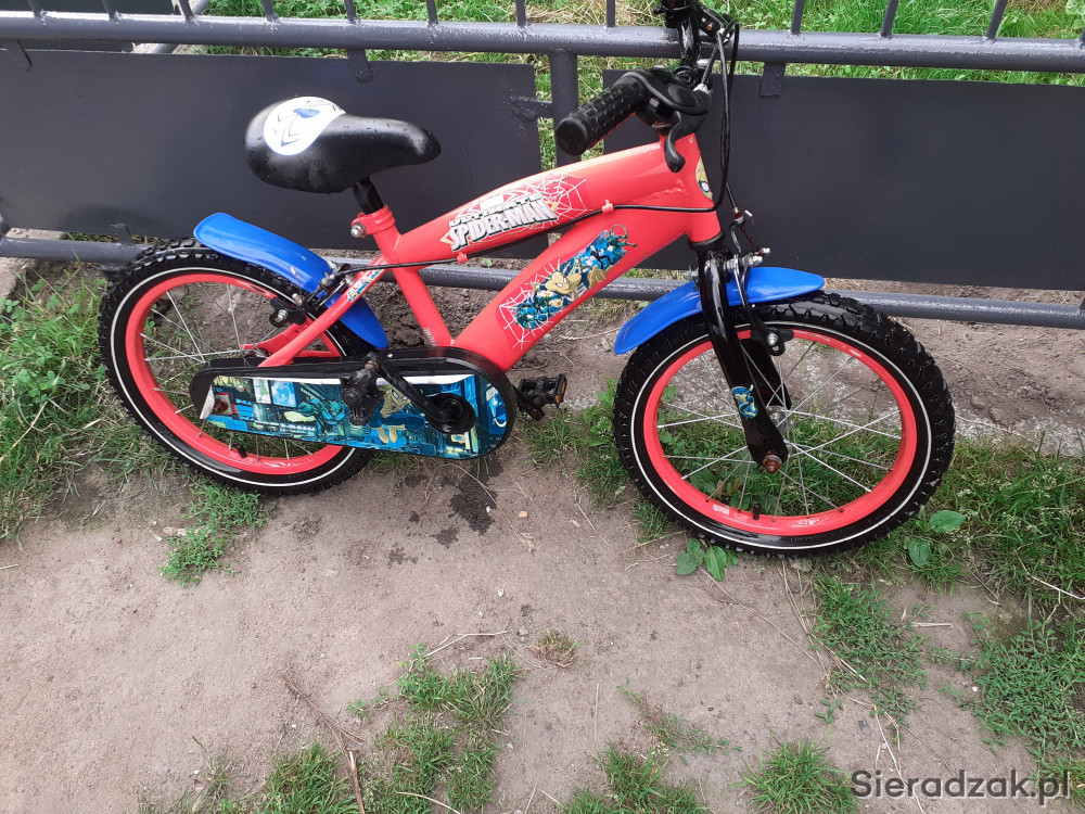 Rower spiderman dla chłopca Sieradzak.pl