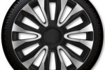 KOŁPAKI 15 AVALON CARBON SILVER&BLACK/KPL-4SZT/
