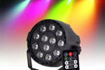Reflektor PAR LED 12x1W RGBW DMX Strobo Pilot
