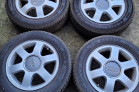 Alufelgi AUDI 5X100 15" z oponami Michelin alpi