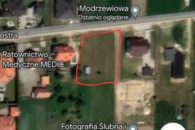 Działka 10 arów + blaszak Modrzewiowa