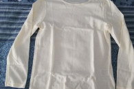 Bluzka kremowa z długim rękawem 42/44 Courtel