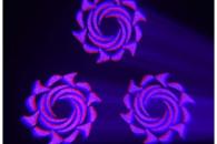 Ruchoma Głowa LED 60W Spot Gobo Prism 7-wzorów