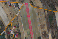 Działka budowlana w Sieradzu 1100m2 112tys