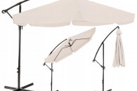 Parasol ogrodowy 3m beżowy stan idealny