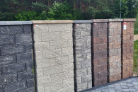 Bloczki ogrodzeniowe łupane JONIEC GORC