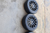 Aluminiowe felgi z oponami