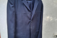 Marynarka garnitur czarny 182 cm