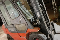 Wózek Toyota diesel 2,5t, 4,70m pompowane koła