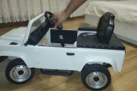 Land Rover Pojazd Defender Biały na pedały