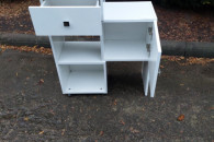 PÓŁKA BIALY POŁYSK ROZSUWANA