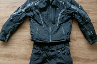 kurtka i spodnie motocyklowe tekstylne