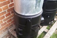 Parnik węglowy 100 L. Ocynkowany.