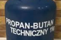 Butla do gazu pusta typowa na wymianę