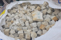 Kostka Piaskowiec Żółty (łupana) 4/6