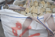 Kostka Piaskowiec Żółty (łupana) 6/8