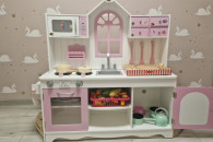 Kuchnia dla dzieci Royal drewniana z okienkiem