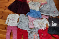 Zestaw ubrań dla dziewczynki 86rozmiar