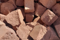 Kostka Piaskowiec Czerwony (łupana) 9/11