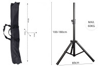 Solidny statyw na kolumnę głośnik + pokrowiec