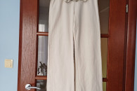 Spodnie kremowe M damskie MDM