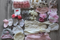 Zestaw ubrań dziewczynka r62 stan idealny 50szt