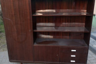 Sprzedam kredens PRL wysoki połysk brąz TANIO