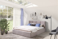 Łóżko tapicerowane KSARA 160X200 Z POJEMNIKIEM