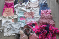 Paka ubrańss74 dziewczynka stan idealny 30 szt