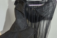 Czarna Peleryna z Kapeluszem Halloween Dorośli