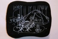 Krzesło Taboret Turystyczne Składane Udźwig 100