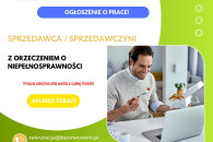 Zdalny Sprzedawca z orzeczeniem wysokie premie