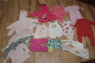 Paka ubrań dziewczęcych niemowlęcych 56-92