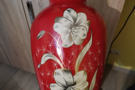 Wazon porcelana Chodzież, malowany ręcznie