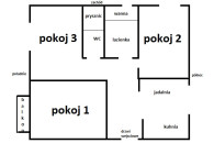 M4 64m2 prysznic 3 pokoje Sieradz Bohaterów W.