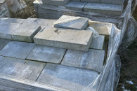 Kostka brukowa MIX color pozostałość po budowie