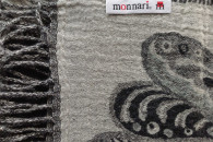 Szalik czarno szary monnari 180x60