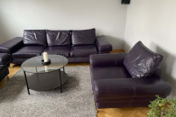 Skórzany komplet wypoczynkowy