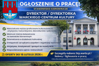Warckie Centrum Kultury zatrudni Dyrektora