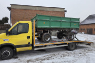 Przyczepa rolnicza 4,5 dmc wywrot na boki 4x2