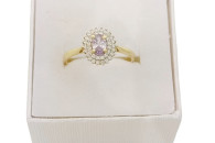 ZŁOTY PIERŚCIONEK R20 P585 2.94 G