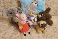 Maskotki plus poduszka