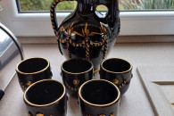 Dzbanek ozdobny z kubkami bułgarski