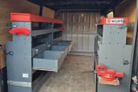 Zabudowa serwisowa do busa WURTH imadło szuflad