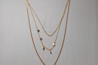 Naszyjnik NOWY potrójny regulowany